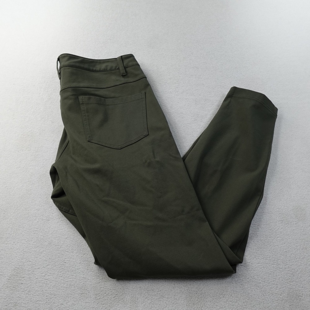 BYLT Everyday Pant 2.0 Pants Mens Medium Green Slim Fit Stretch Chino Golf